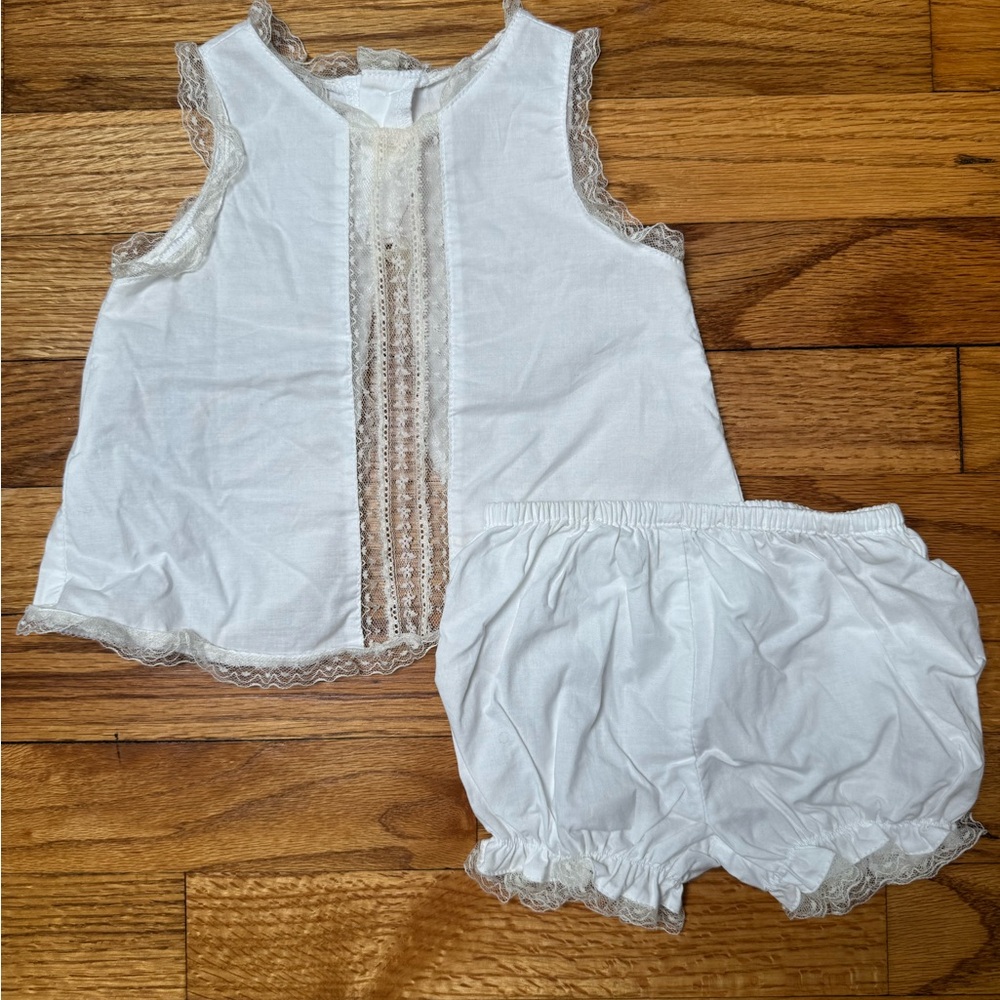 Baby Sen. 3M. Diaper set in ivory